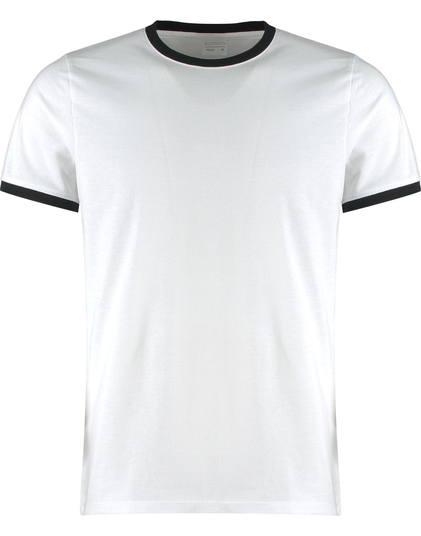 Fashion Fit Ringer Tee - White/Black