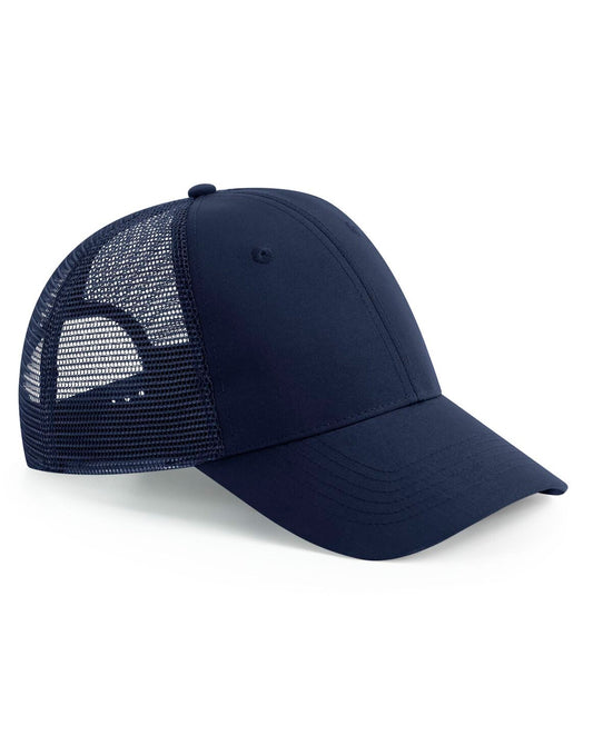 Recycled Urbanwear 6 Panel Snapback Trucker - French Navy