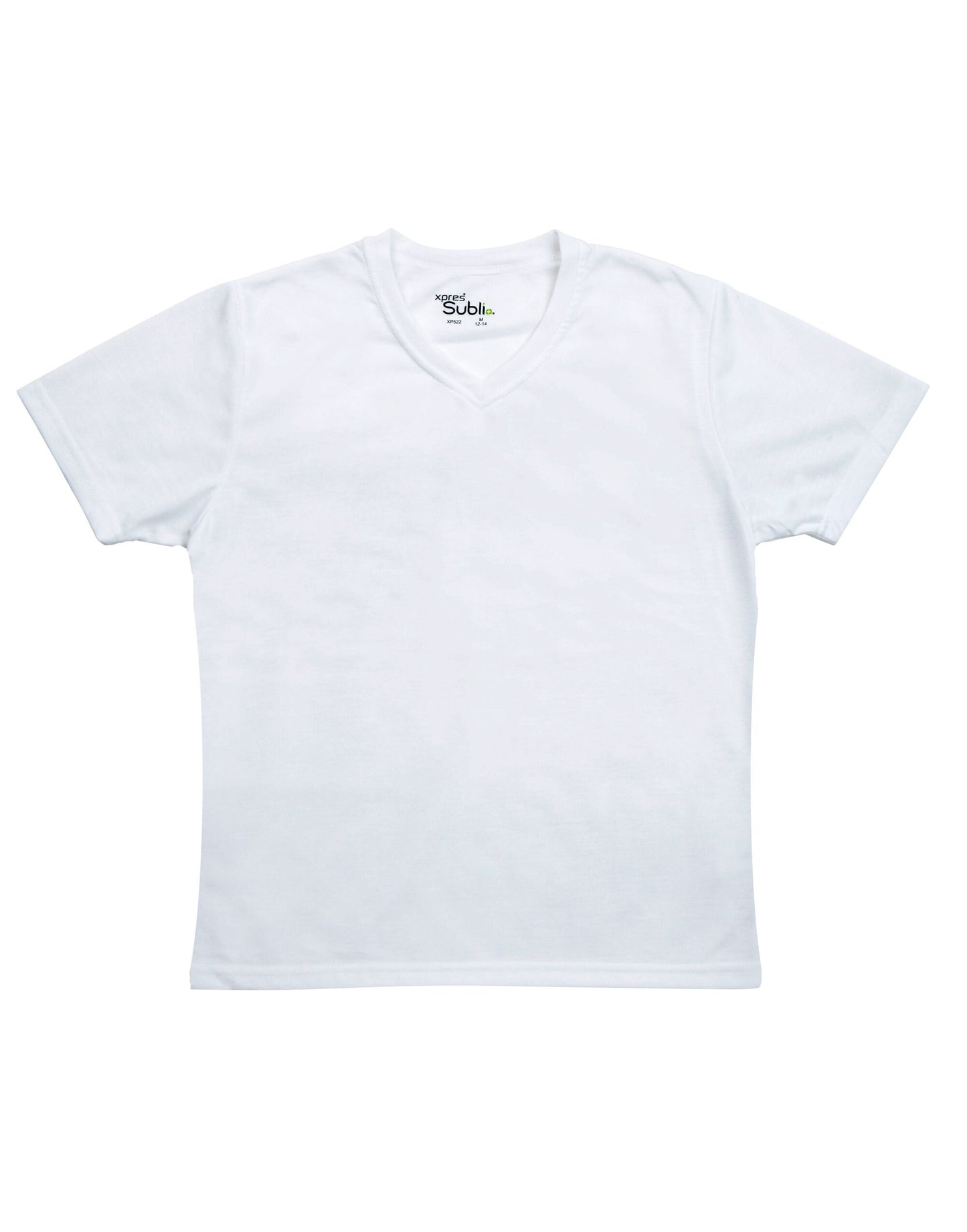 Ladies' Subli Plus® V-Neck T-Shirt - White