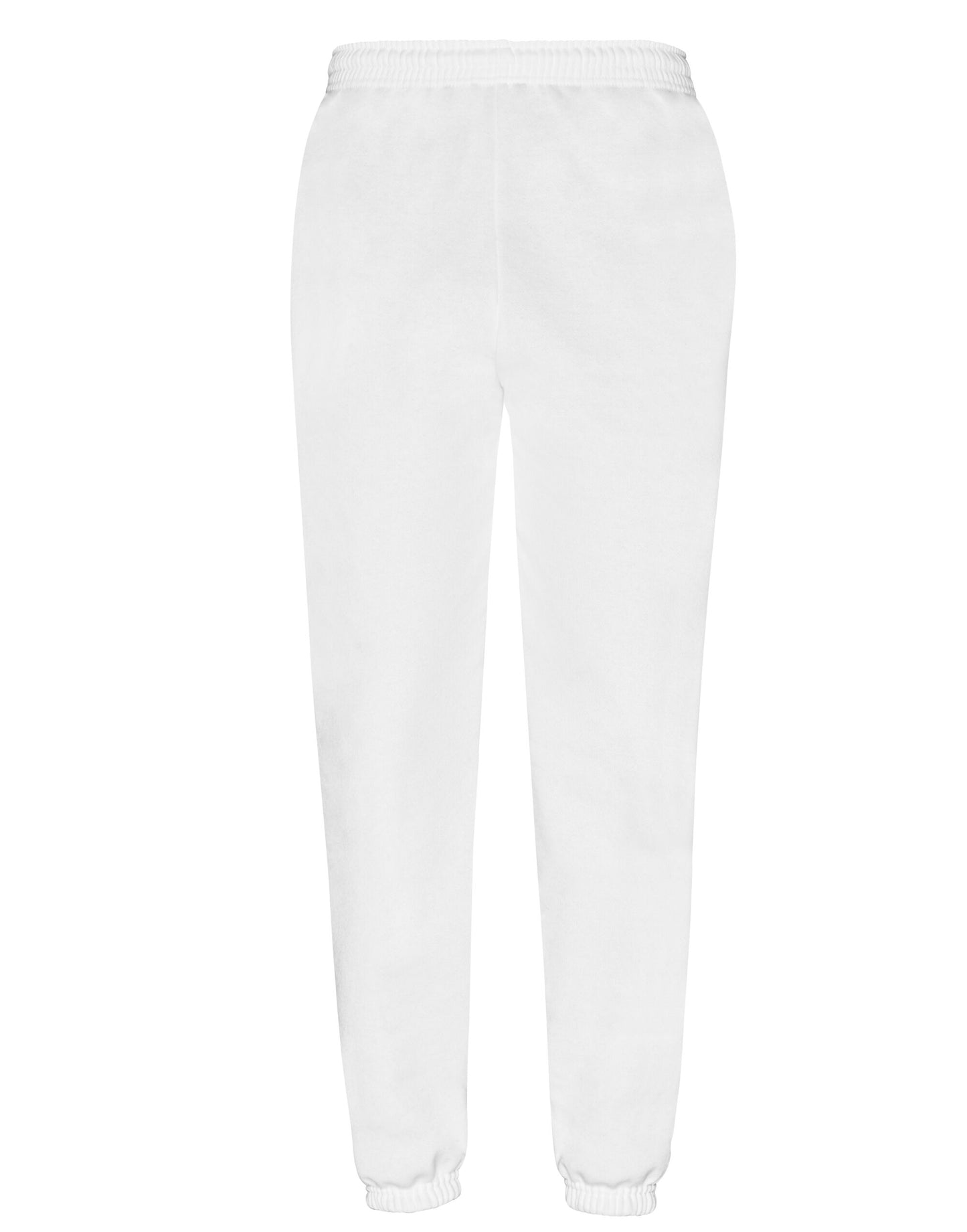 Men's Classic Elasticated Cuff Jog Pants - White