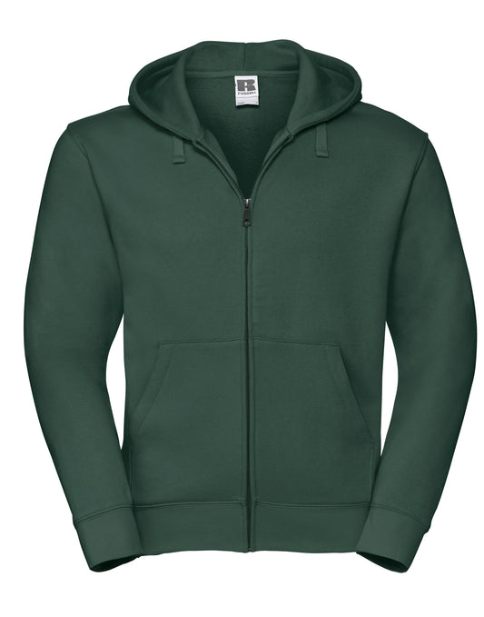 Men's Authentic Zipped Hood Jacket - Bottle Green