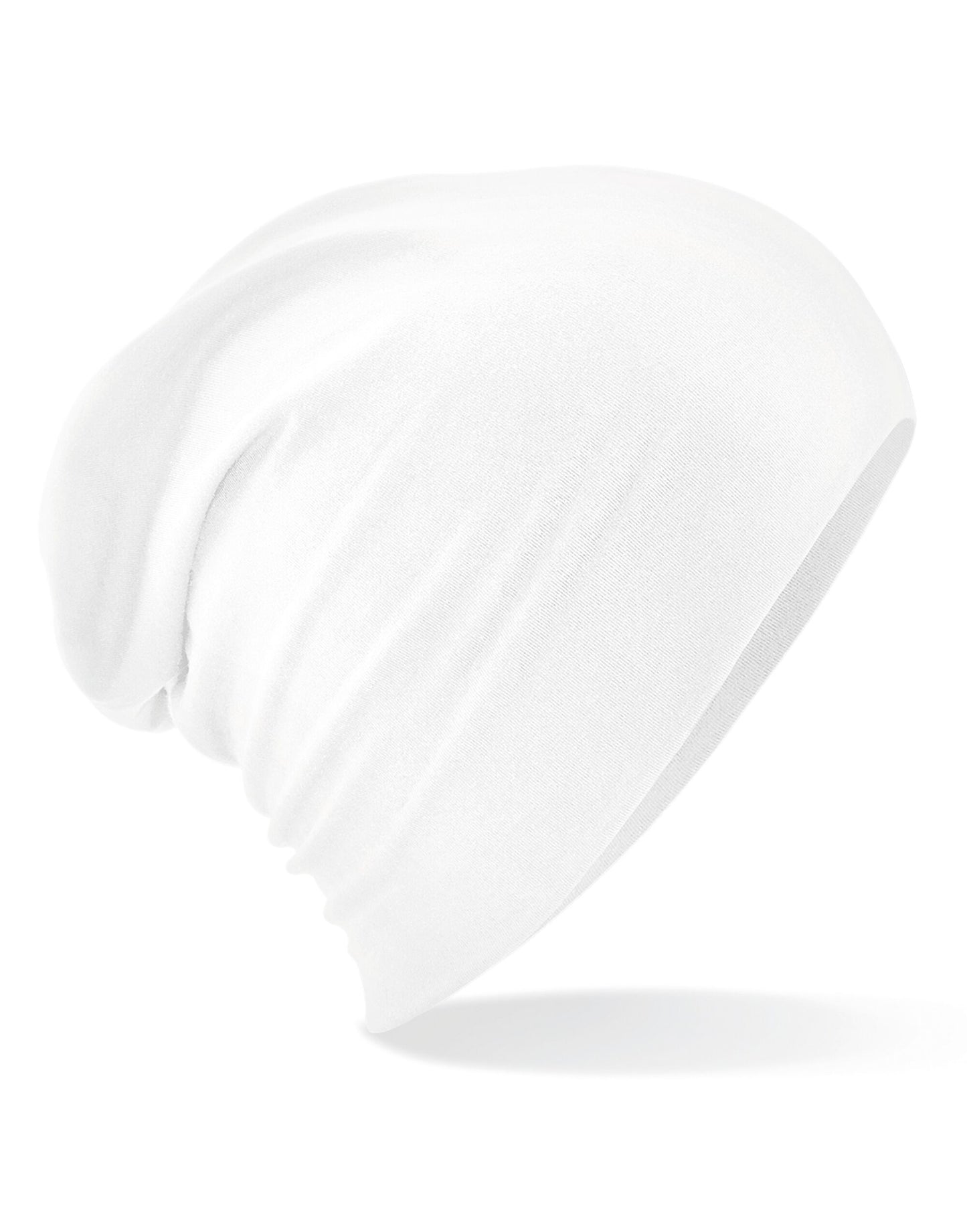 Hemsedal Cotton Slouch Beanie - White
