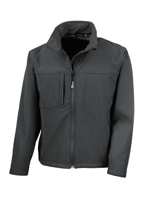 Men's Recycled Classic 3-Layer Softshell - Black