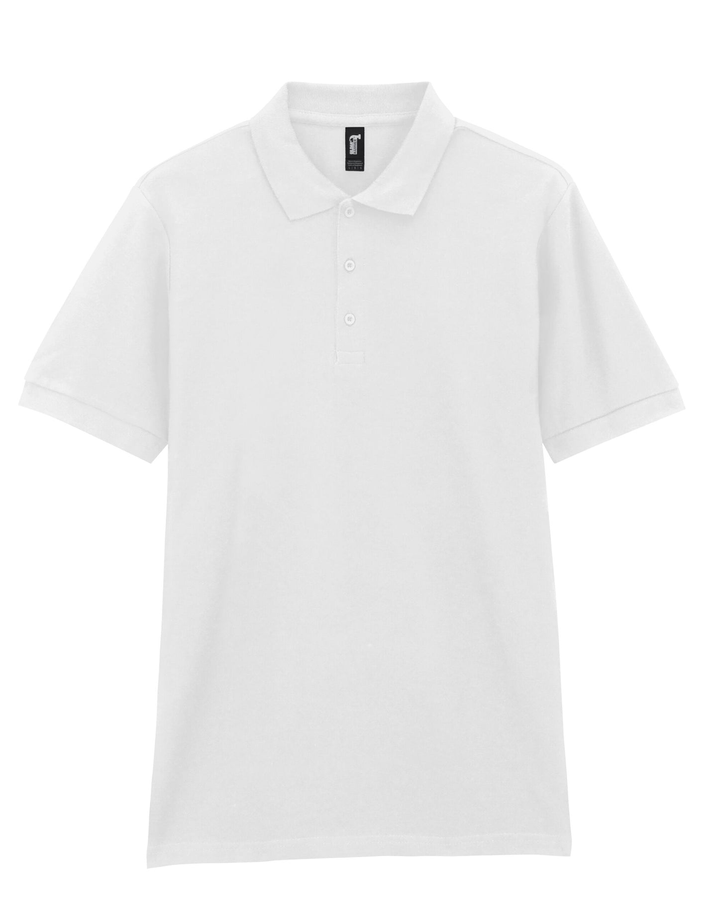 Premium Cotton® Adult Double Piqué Polo - White