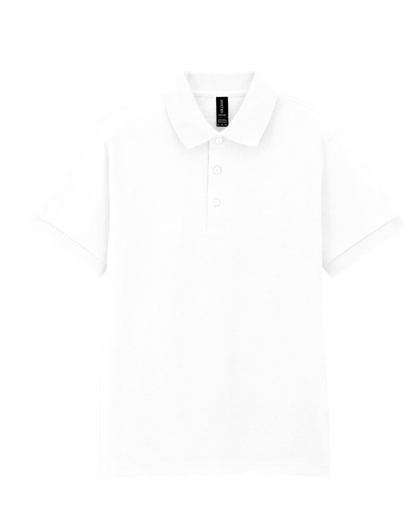 DryBlend® Adult Jersey Polo - White