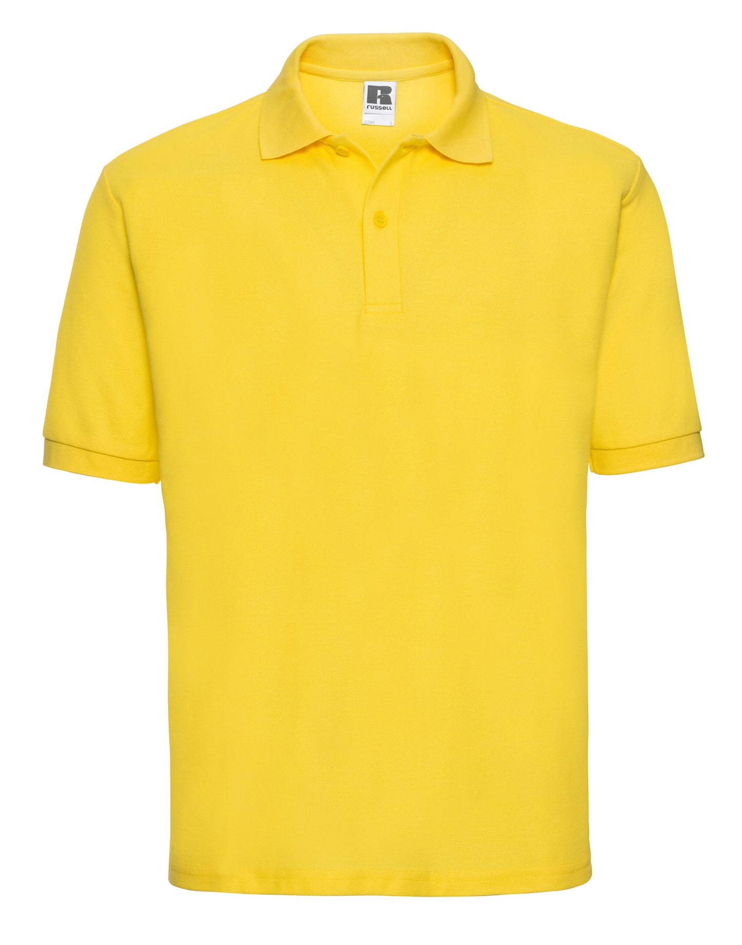 Men's Classic Polycotton Polo - Yellow