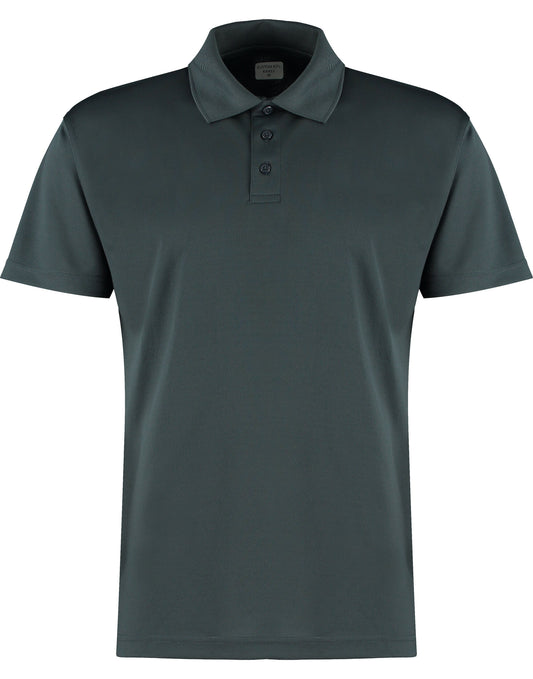 Regular Fit Micro Mesh Polo with Cooltex® Plus - Graphite