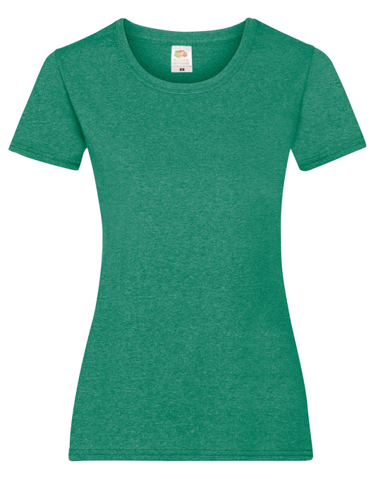 Ladies' Valueweight T - Retro Heather Green