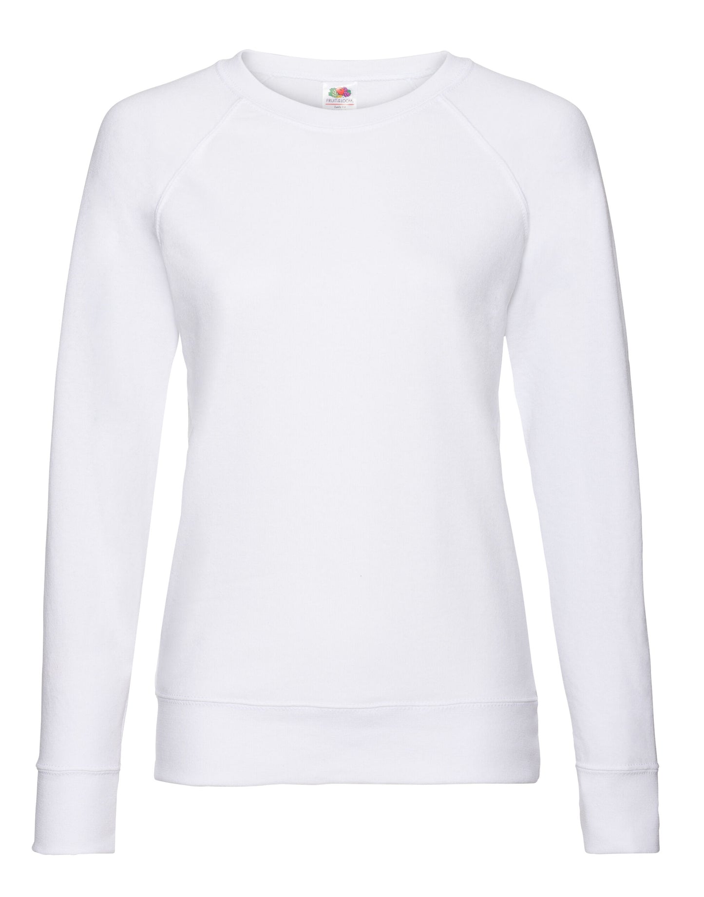 Ladies' Lightweight Raglan Sweat - White