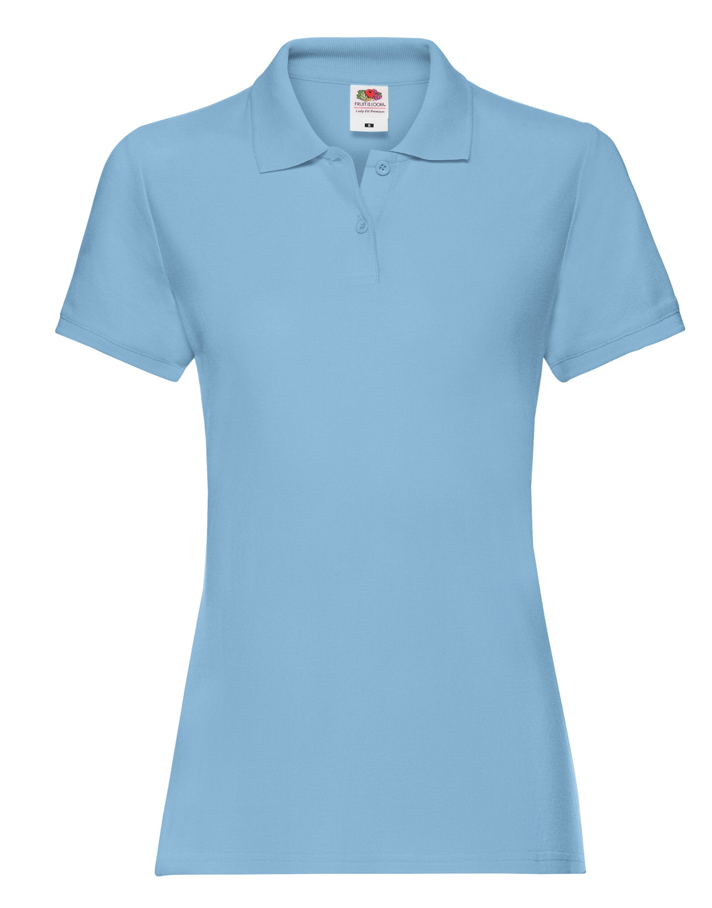 Ladies' Premium Polo - Sky Blue