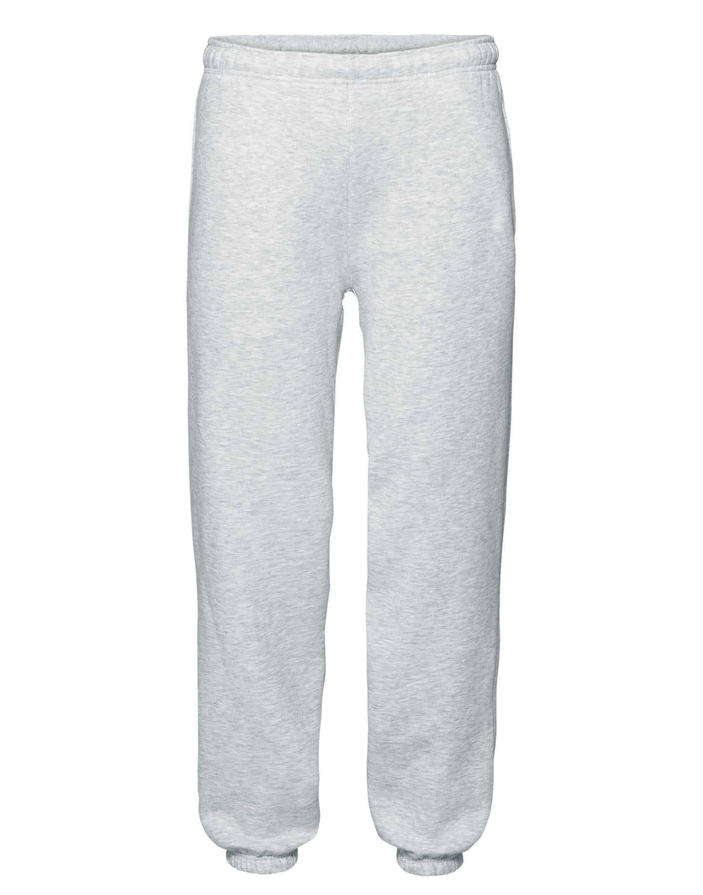 Men's Premium Elasticated Cuff Jog Pants - Heather Grey