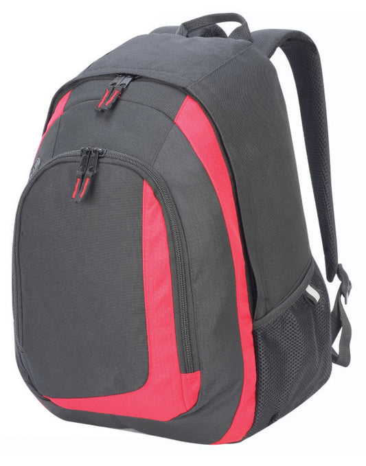 Geneva Backpack - Black/Red