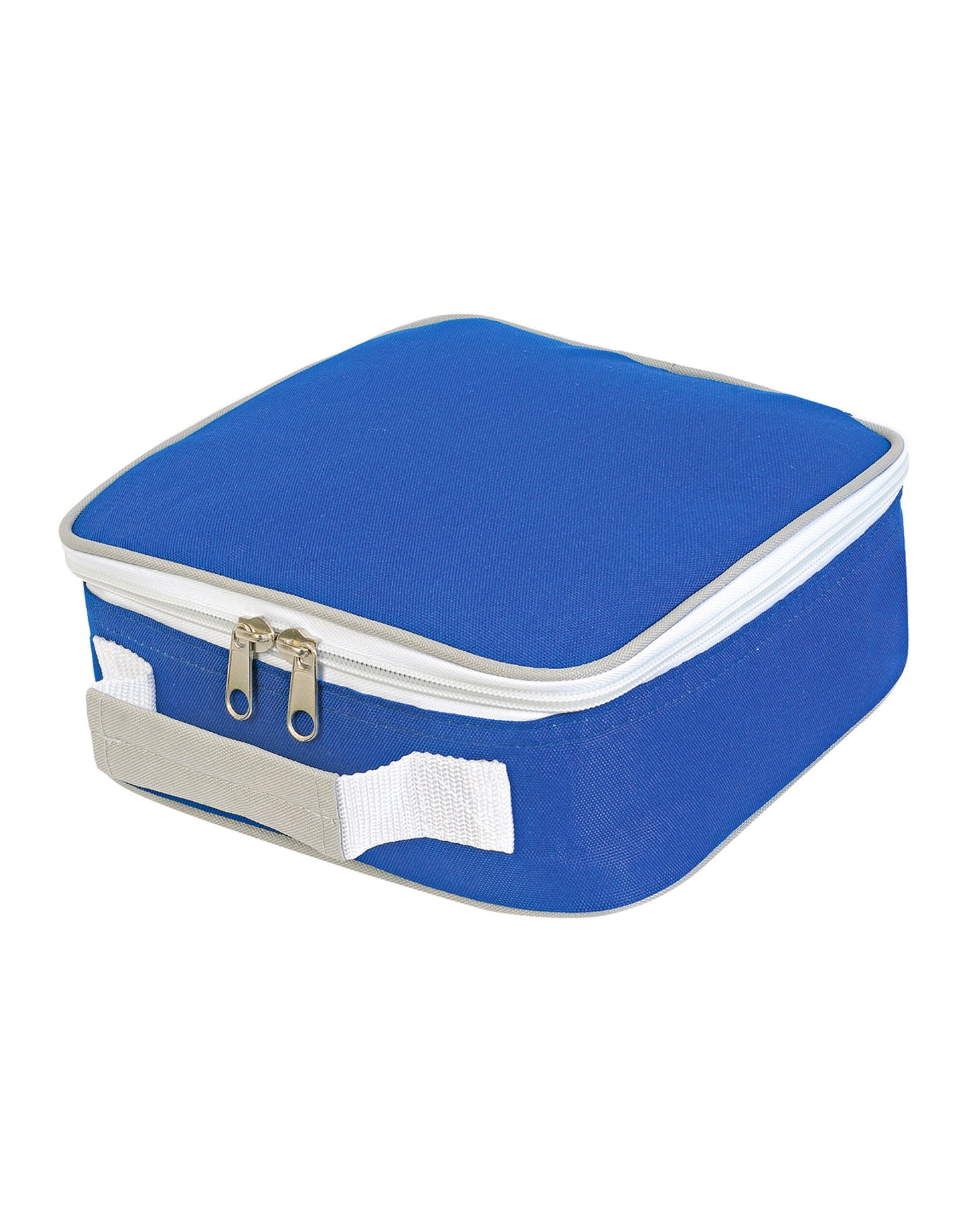 Sandwich Lunchbox Cooler Bag - Royal/Light Grey