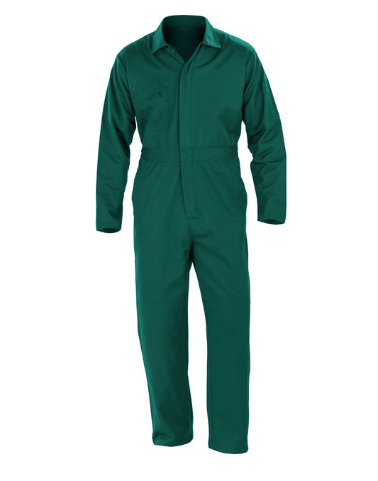Action Overall with zip front - Bottle Green