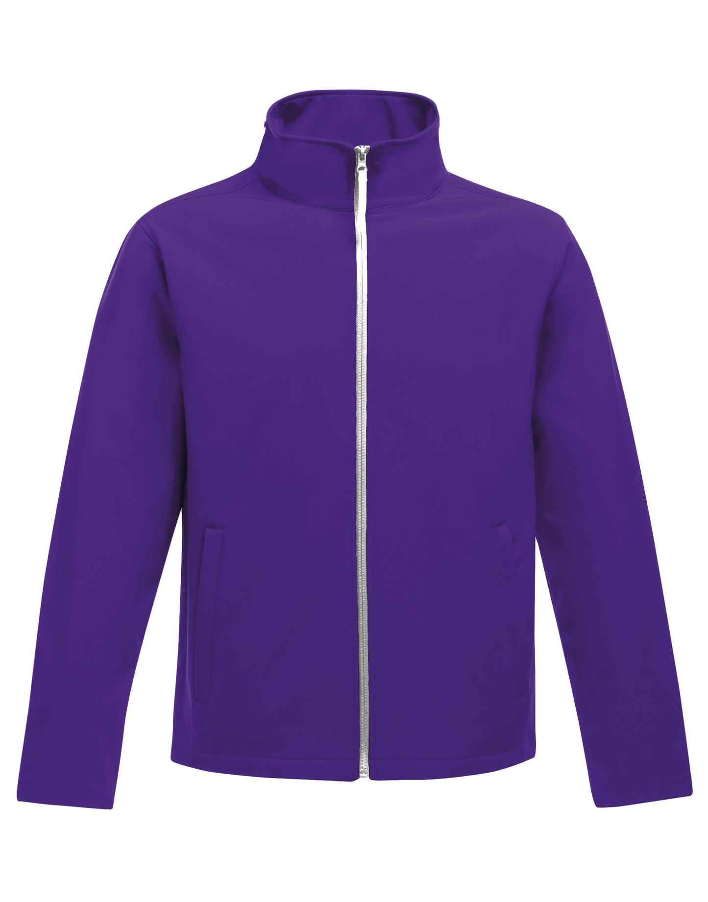 Ablaze Men's Printable Softshell - Vibrant Purple/ White