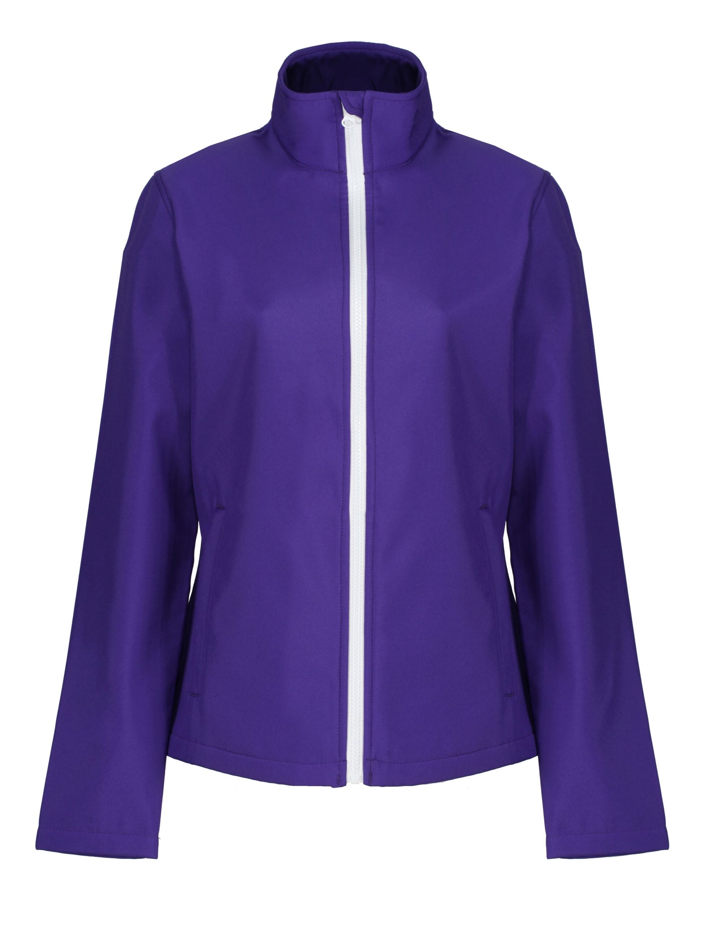 Ablaze Women's Printable Softshell - Vibrant Purple/ White