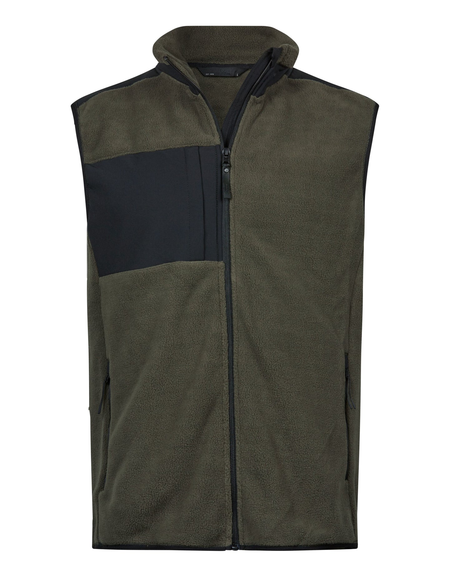 Mountain Fleece Bodywarmer - Deep Green/ Black