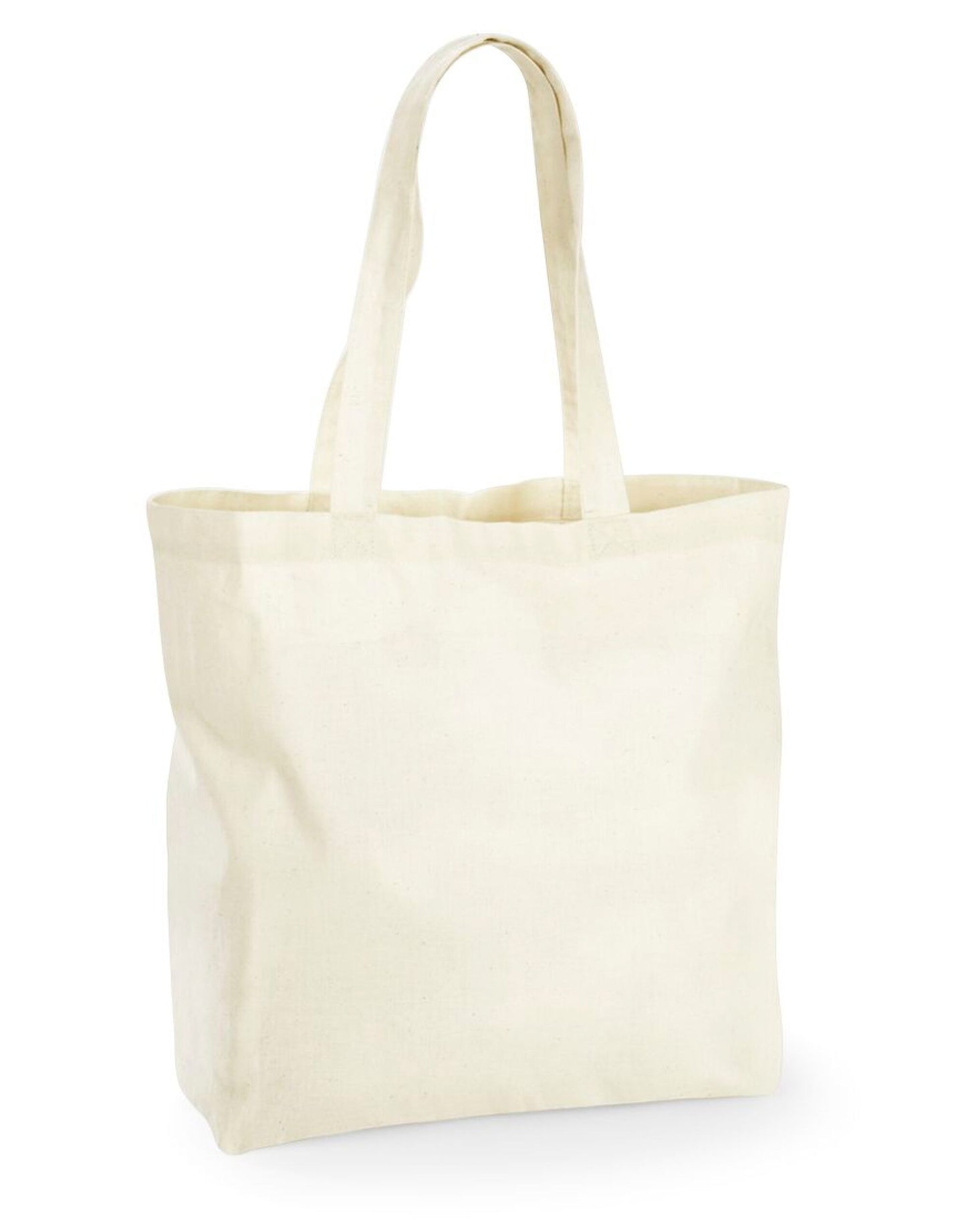 Recycled Cotton Maxi Tote - Natural