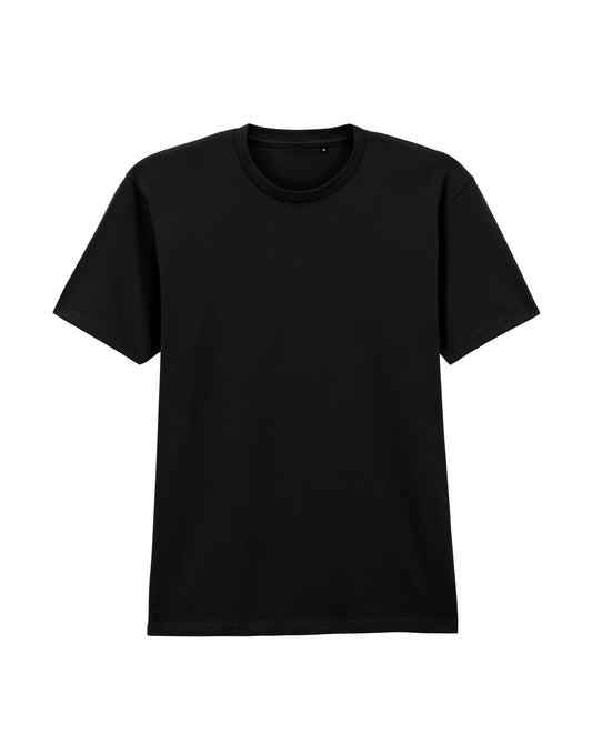 Softstyle Midweight Adult No Label Enzyme Wash T-Shirt - Pitch Black
