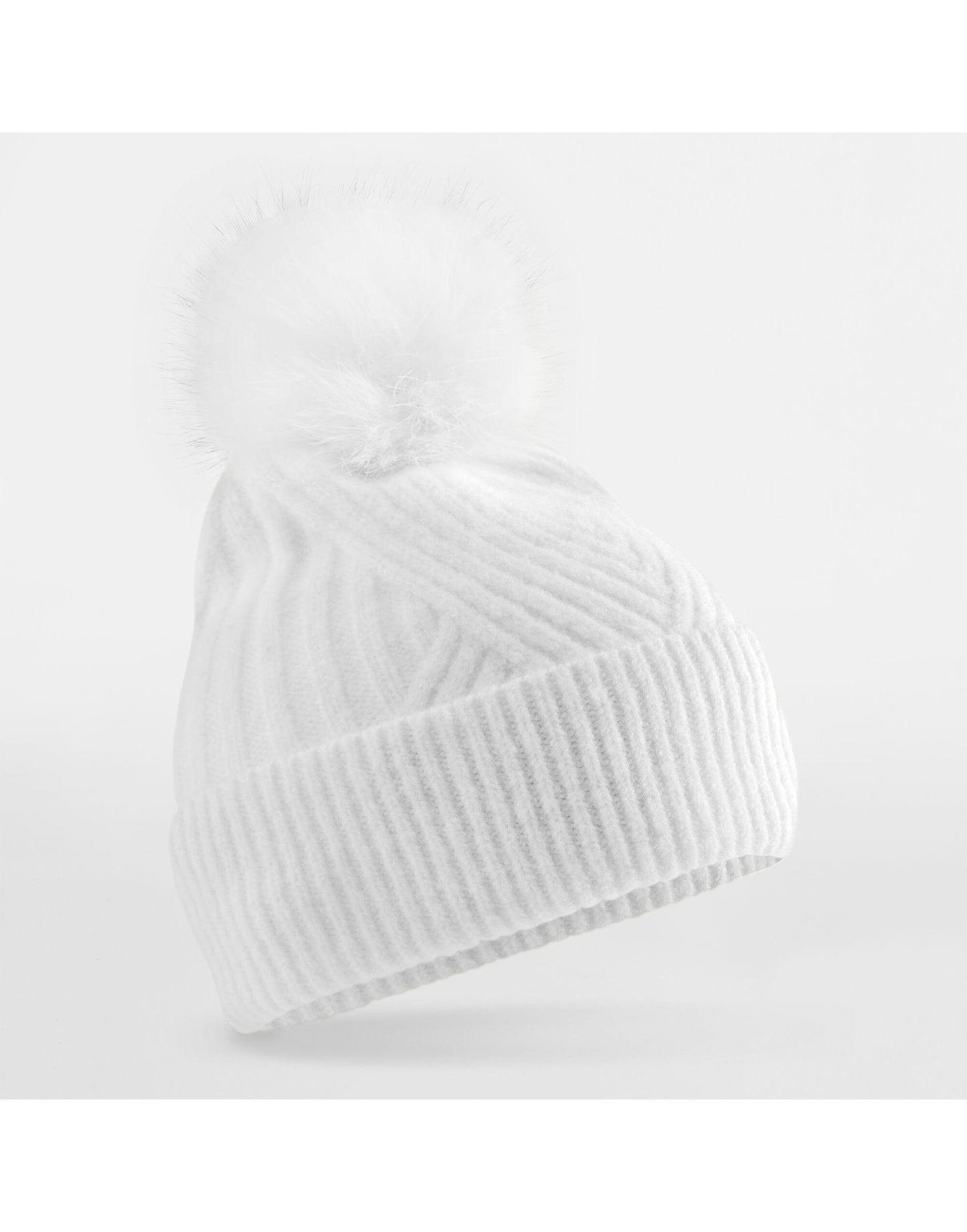 Snow Luxe Beanie - White