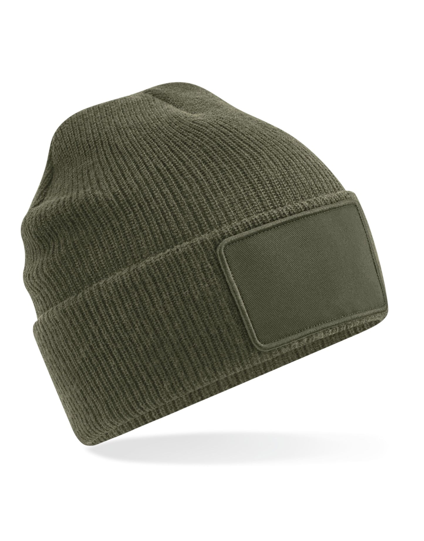Removable Patch Thinsuate™ Beanie - Military Green