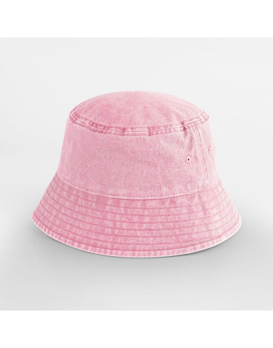 Junior Vintage Bucket Hat - Vintage Dusky Pink