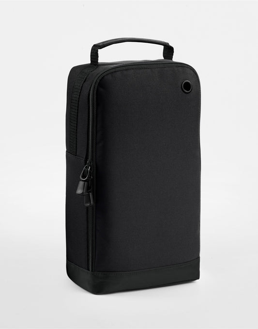 Athleisure Sports Shoe/ Accessory Bag - Black/Black