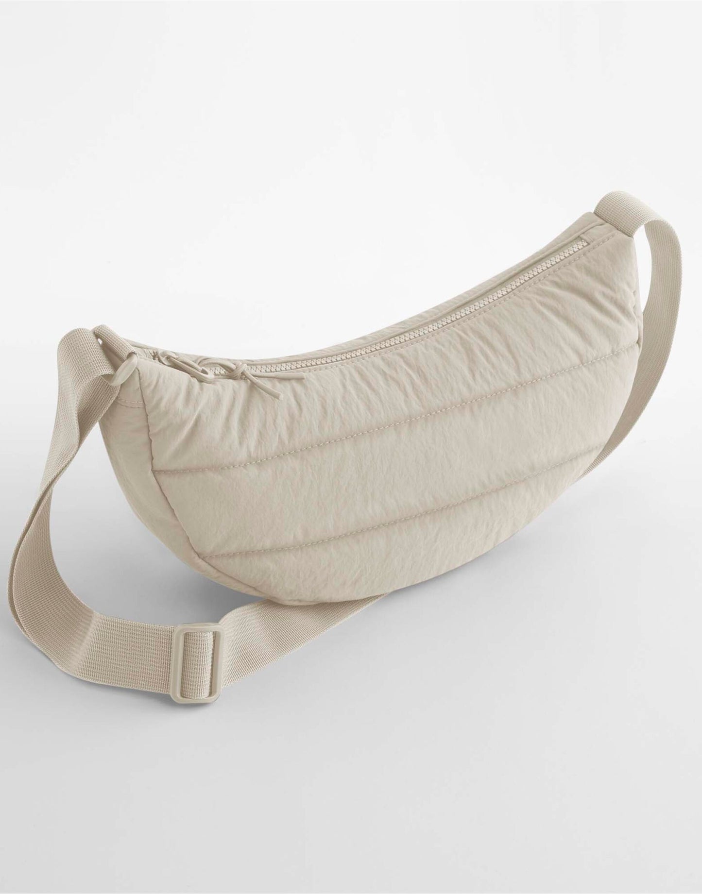 Quilted Cross Body Bag - Natural Stone