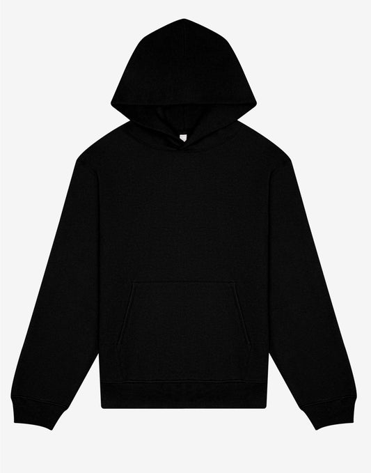 Unisex Heavy Pullover Hoodie - Black