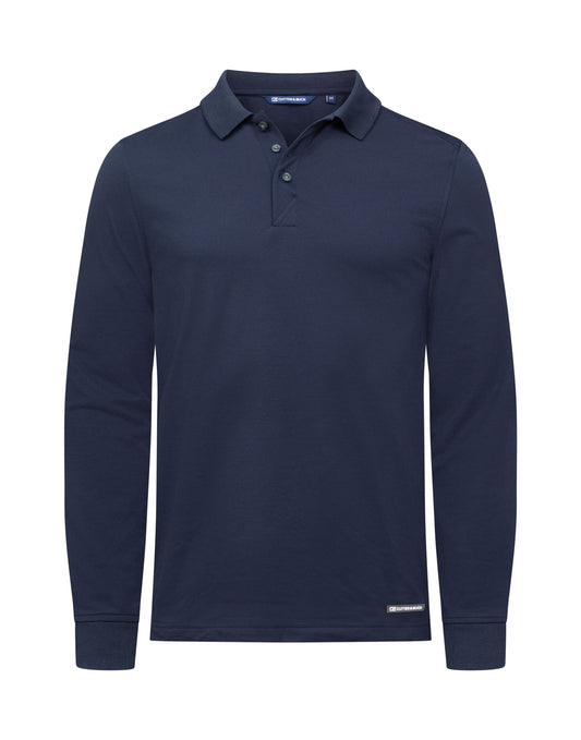 Advantage Long Sleeve Polo Men - Dark Navy