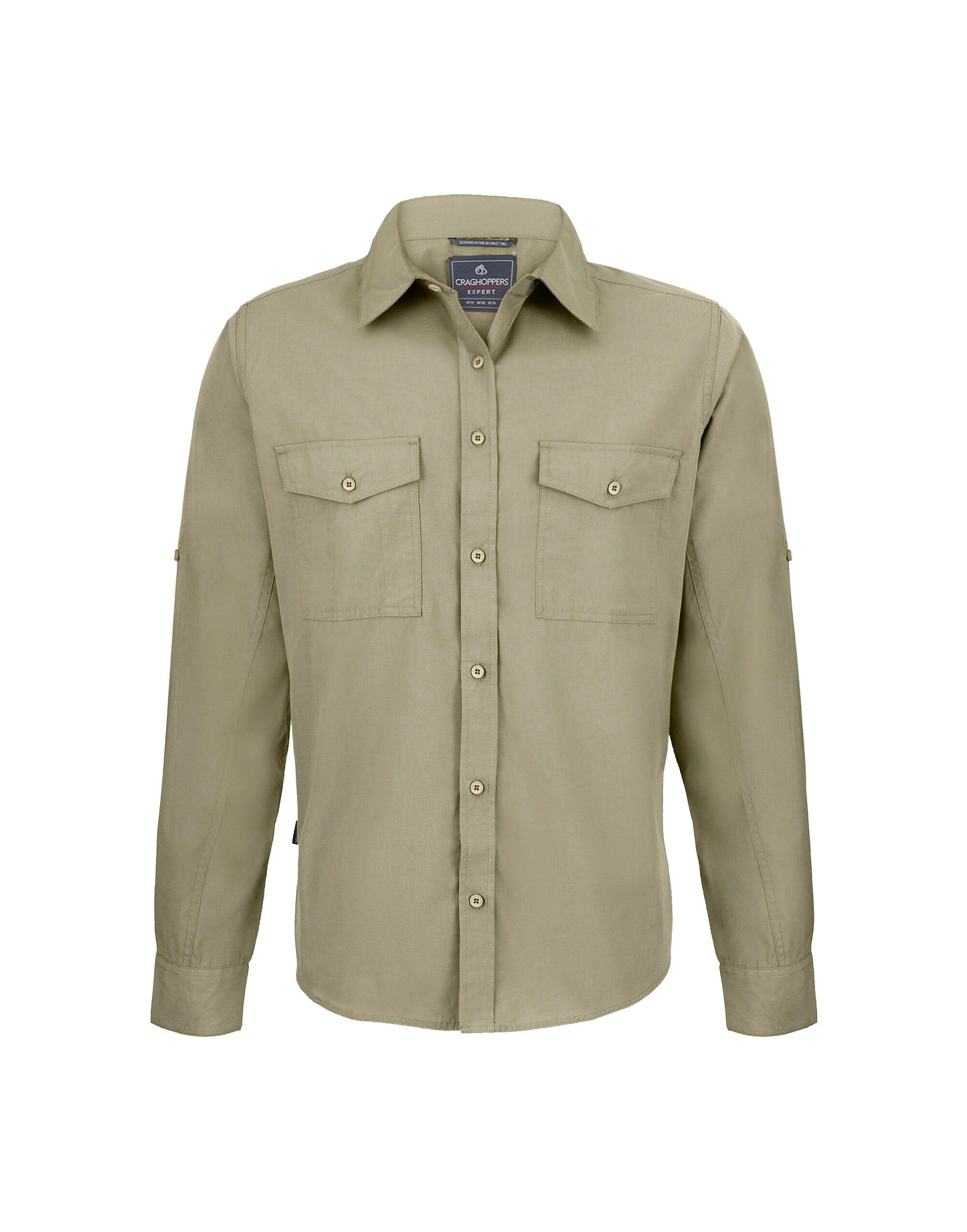 Men's Kiwi Long Sleeved Shirt - Pebble