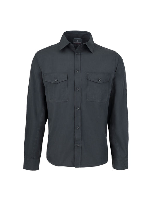 Men's Kiwi Long Sleeved Shirt - Carbon Grey