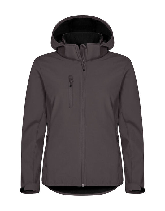 Ladies Classic Softshell Hoody - Dark Grey