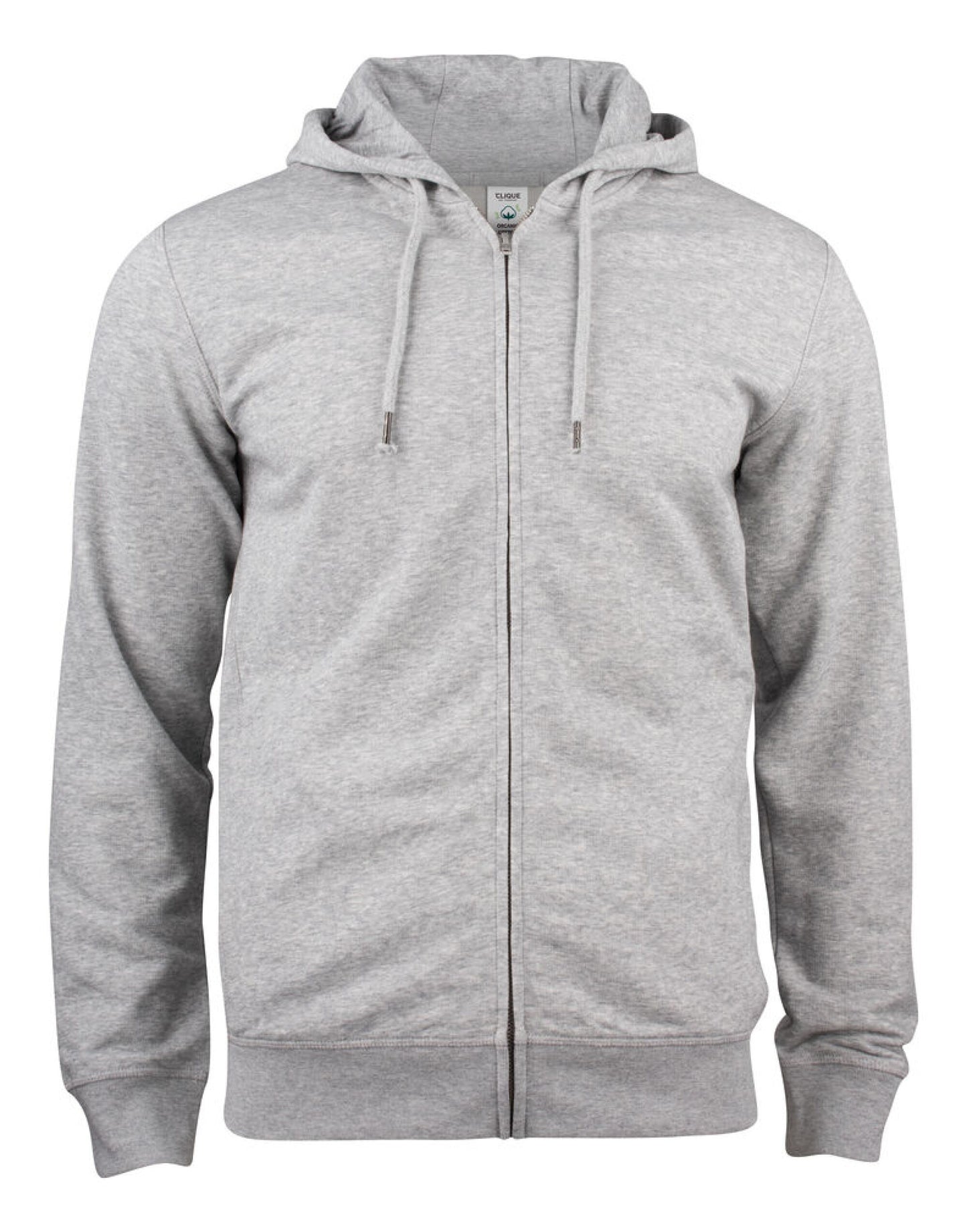 Premium OC Full Zip Hoody - Grey Melange