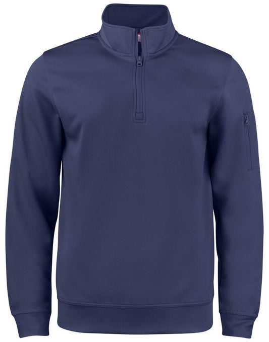 Basic Active Half Zip - Dark Navy