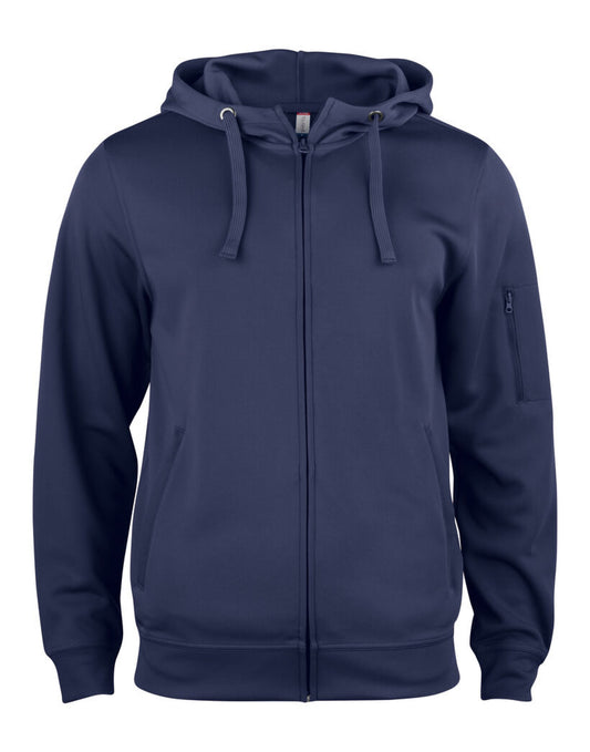 Basic Active Full Zip Hoody _x000D_ - Dark Navy