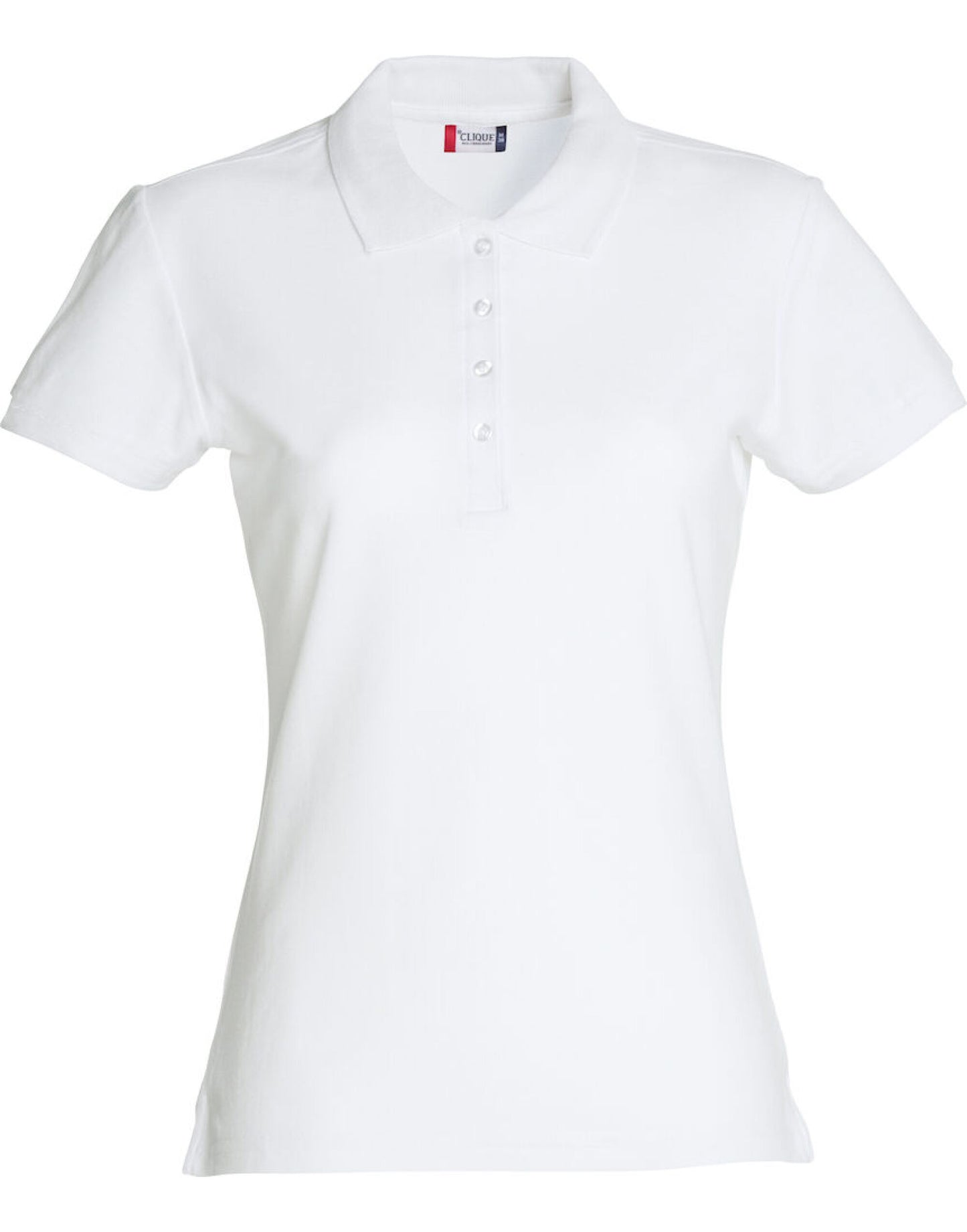 Ladies Basic Polo - White