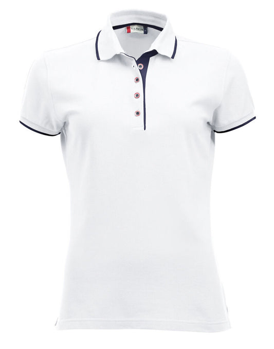 Ladies Seattle Polo - White