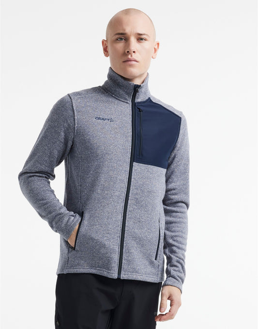 Men's ADV Explore Heavy Fleece Jacket - Flow/ Blaze