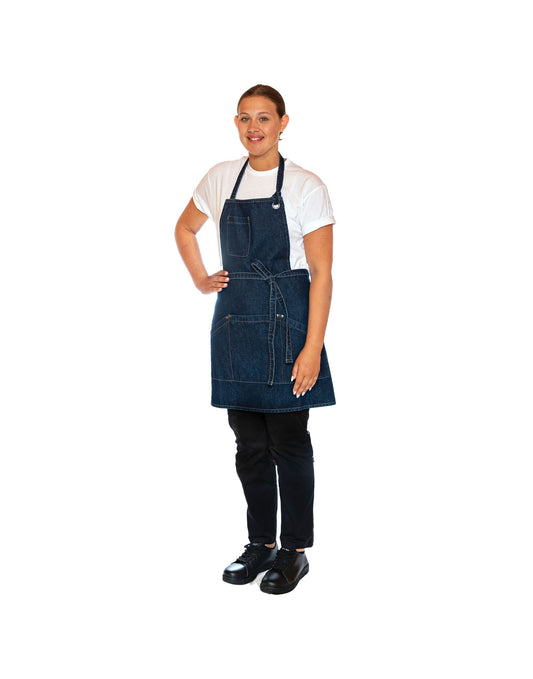 Le Chef Prep Apron - Washed Indigo