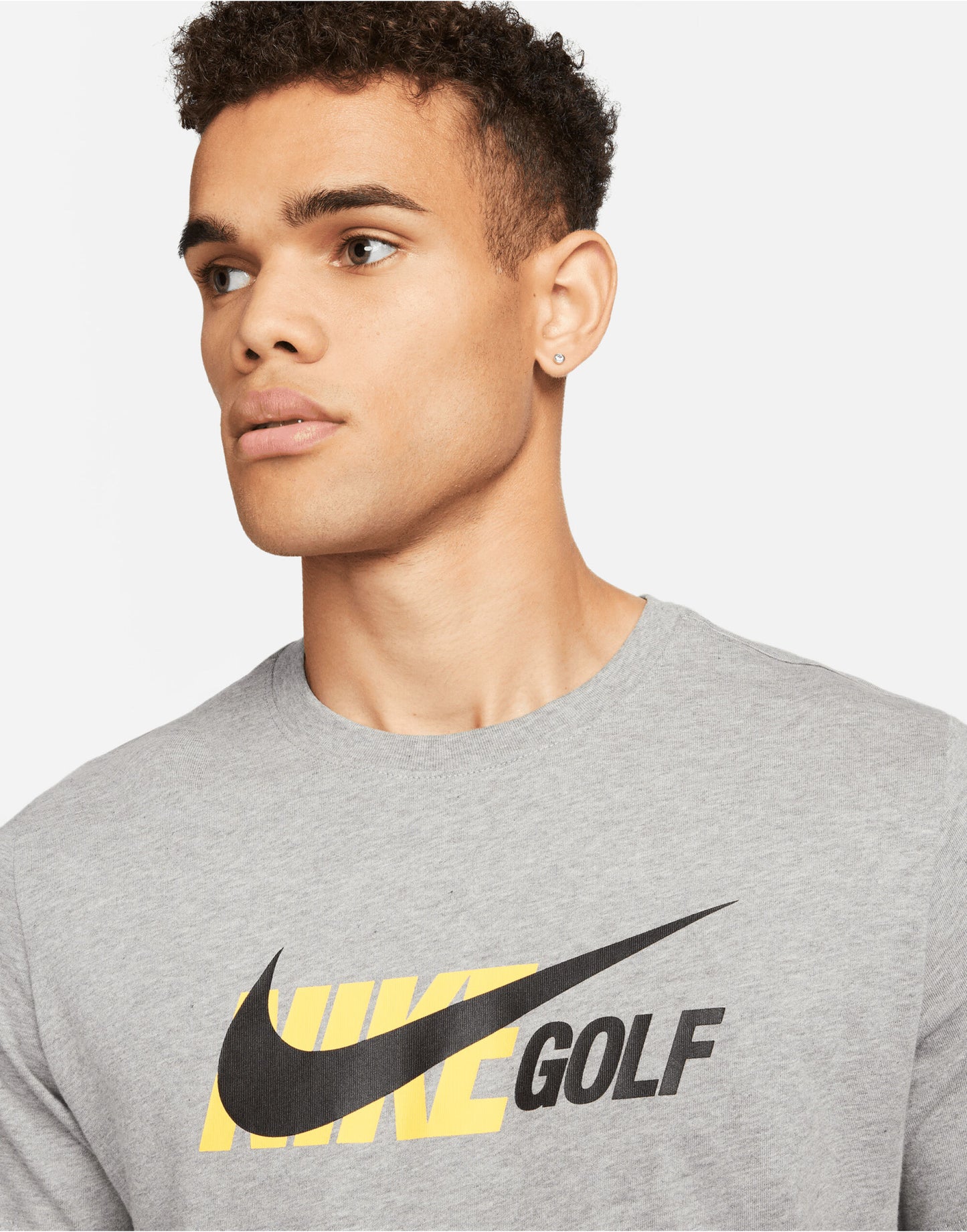 Men's Golf Tee - Dark Grey Heather