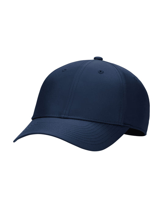 Structured Blank Front Cap - College Navy/White