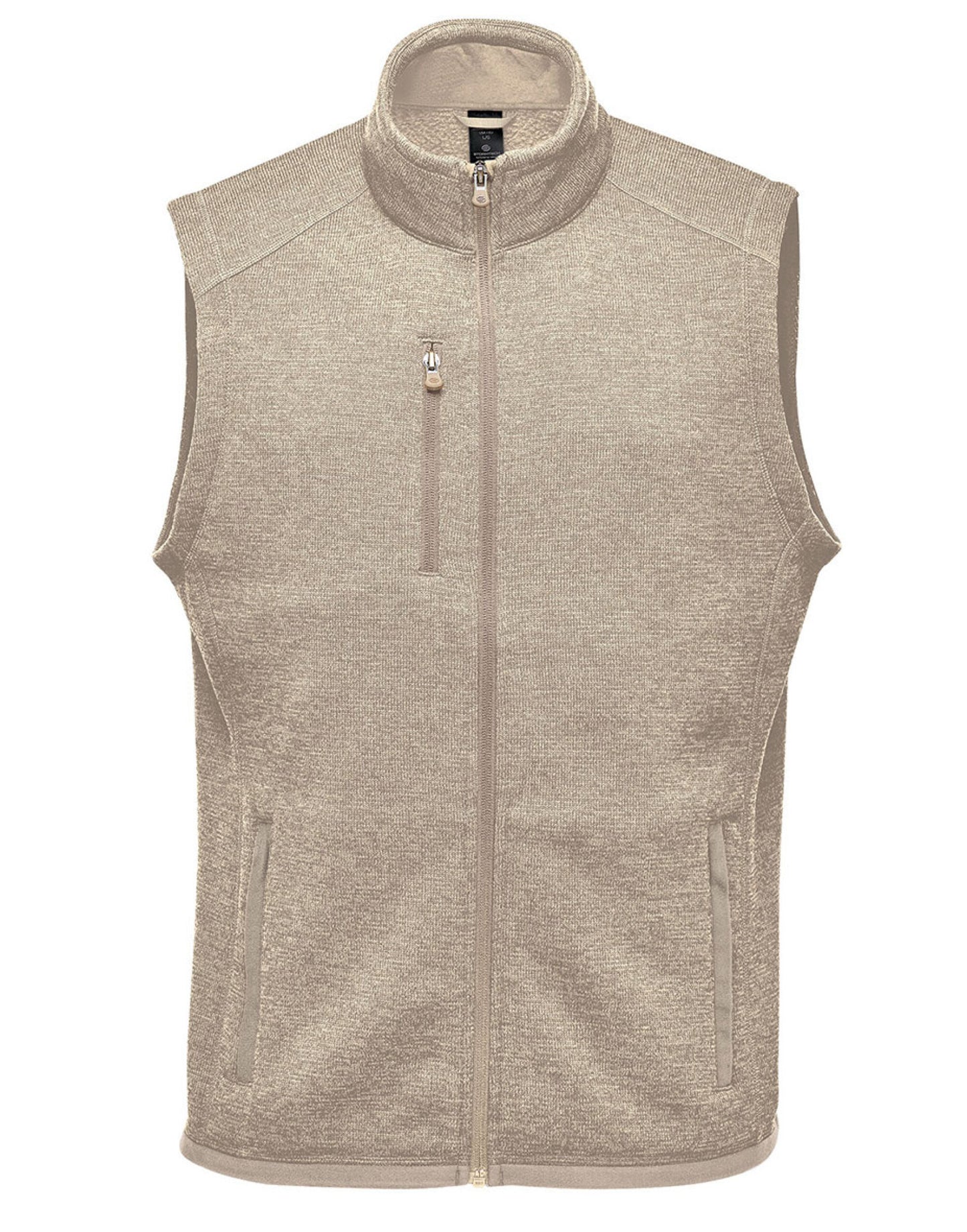 Men's Pure Earth Avalante Full Zip Fleece Vest - Oatmeal Heather