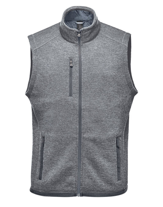 Men's Pure Earth Avalante Full Zip Fleece Vest - Granite Heather