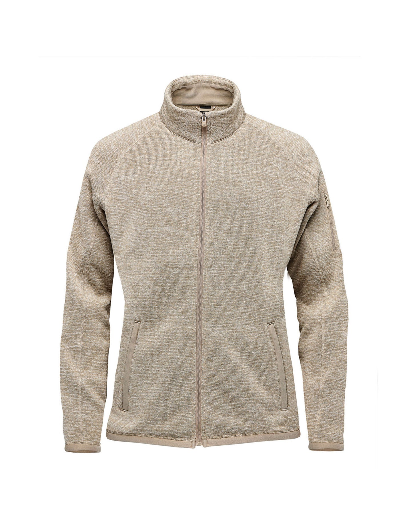 Women's Pure Earth Avalanche Full Zip Fleece Jacket - Oatmeal Heather