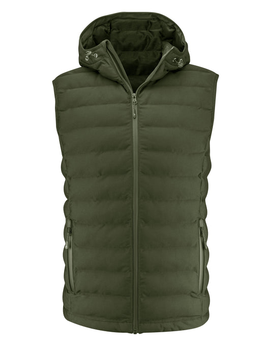 Woodlake Heights Padded Vest - Moss Green