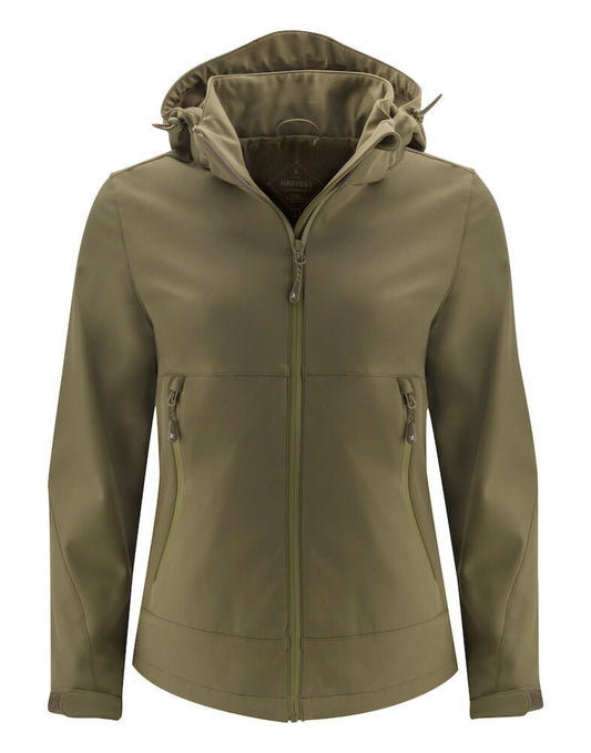 Lodgetown Ladies Softshell - Moss Green