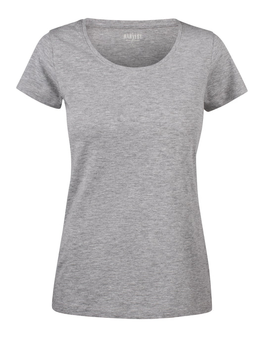 Ladies Twoville T-Shirt - Grey Melange