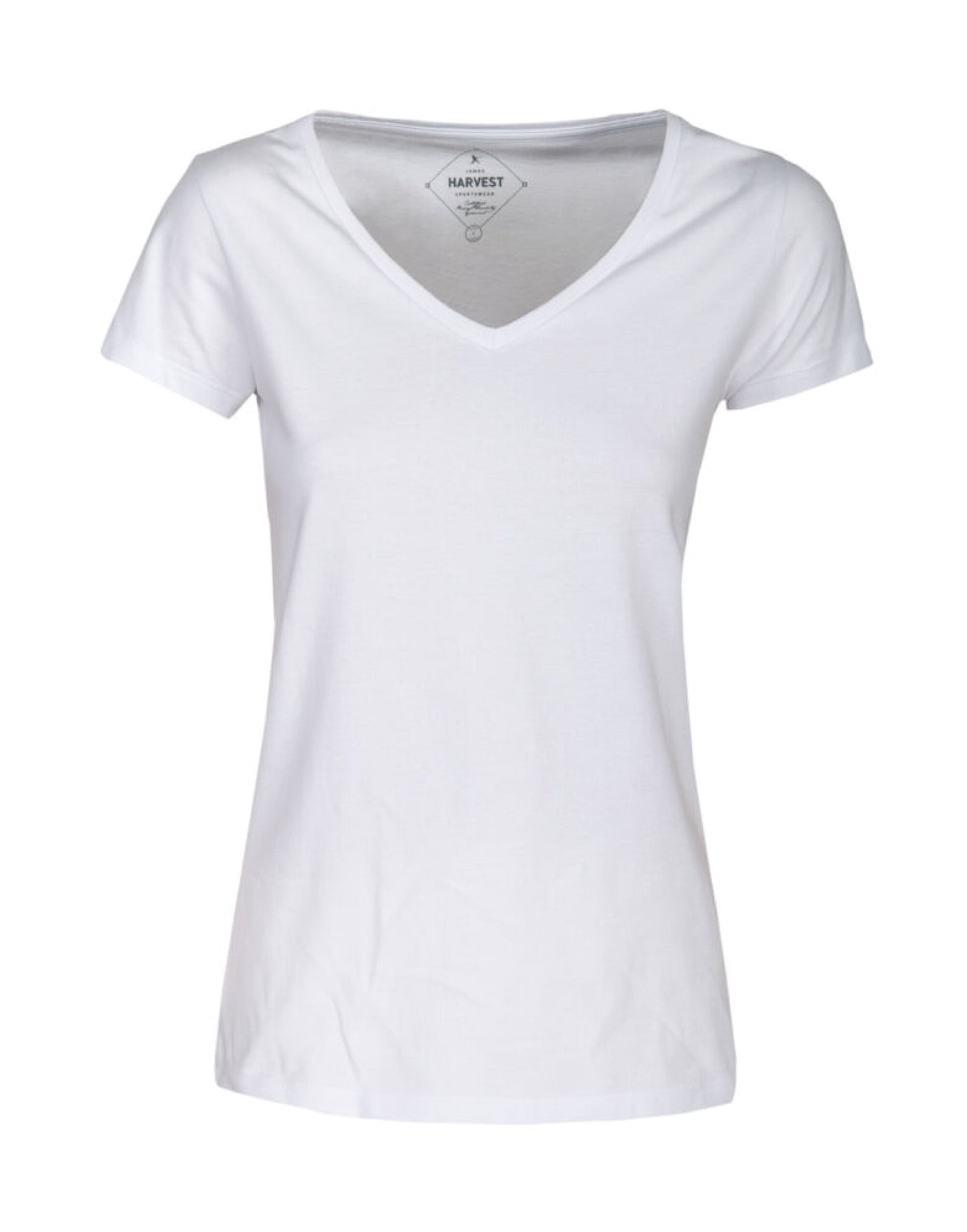 Whailford V-Neck Ladies T - White