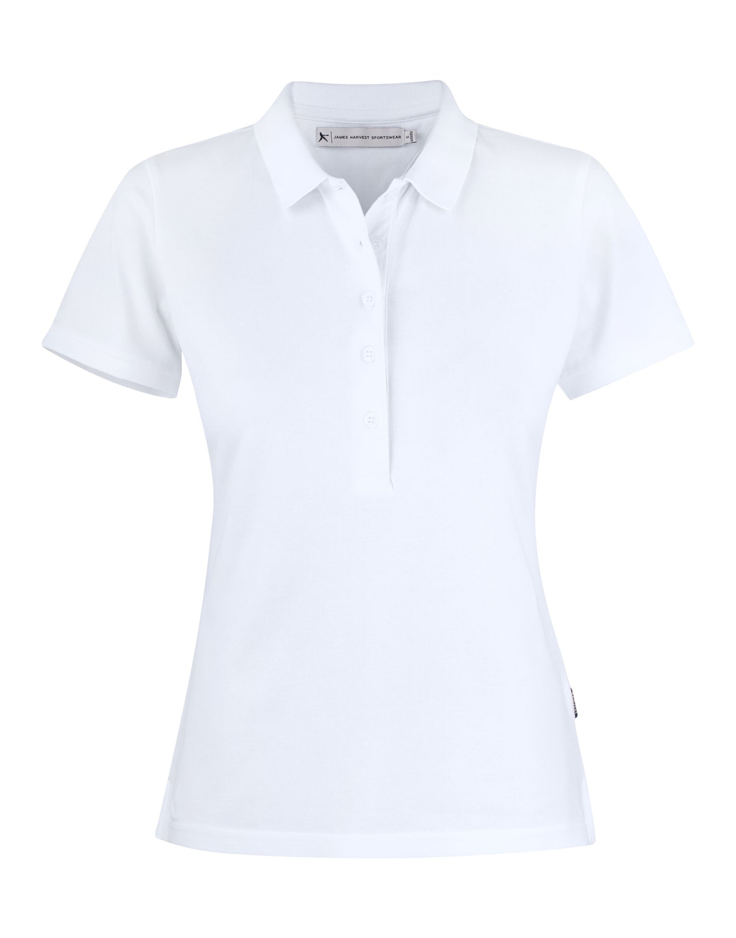 Ladies Sunset Pique Polo - White